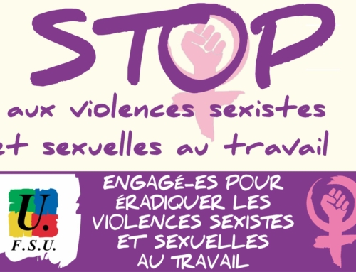 FSU engagée au quotidien les 19 et 25 novembre  contre les violences faites aux femmes.