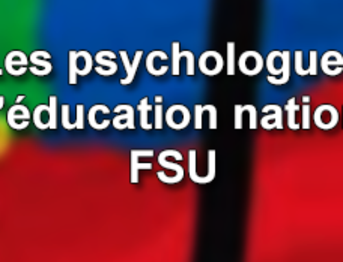 STAGE SYNDICAL pour les psychologues de l’Education nationale – ILE DE FRANCE – 25 novembre 2022
