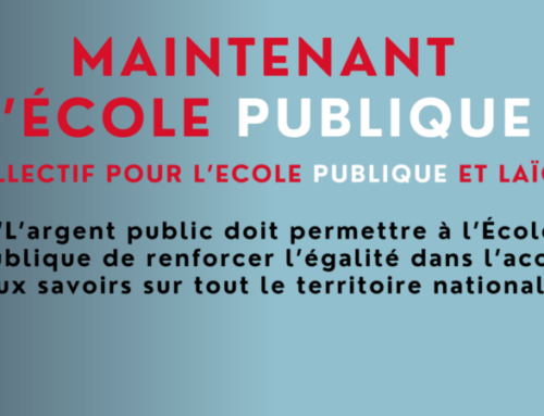 Maintenant l’école publique !