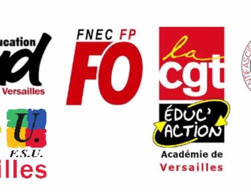 Communiqué intersyndical Académie de Versailles : DES PUISSANCES PUBLIQUES QUI CAUTIONNENT L’ENTRISME DE L’EXTRÊME DROITE DANS LES ECOLES ?