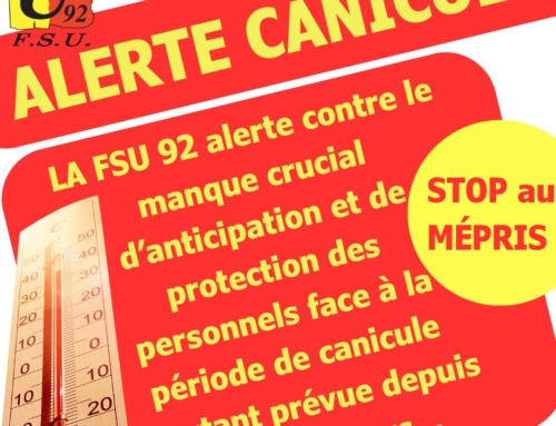 ALERTE CANICULE : STOP AU MEPRIS