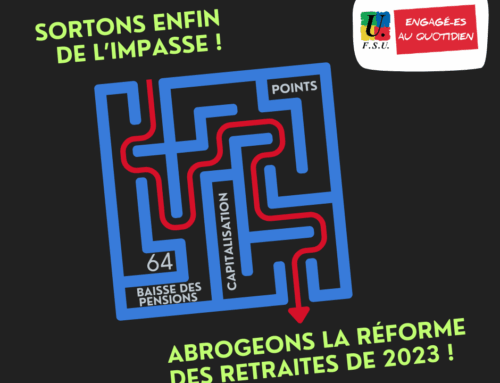64 ans c’est toujours non ! Ensemble, mobilsons-nous pour nos retraites le 5 juin
